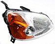 3-Piece Kit Passenger Side Halogen Headlight, With bulb(s), OE Replacement, Sedan, Includes (1) Headlight, (1) Fender and (1) Fender Liner