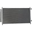 2-Piece Kit, Grille Chrome Shell with Painted Black Insert, Includes (1) A/C Condenser and (1) Grille Assembly