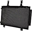 2-Piece Kit, Grille Painted Black, For Models Without Surround View Camera, CAPA Certified, Includes (1) A/C Condenser and (1) Grille Assembly