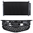 2-Piece Kit, Grille Paintable, Includes (1) A/C Condenser and (1) Grille Assembly