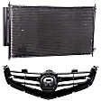 2-Piece Kit, Grille Painted Black, Includes (1) A/C Condenser and (1) Grille Assembly