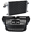 2013 Audi A3 Quattro - 2-Piece Kit Grille, Primed,  Includes (1) A/C Condenser and (1) Grille Assembly