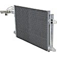 2013 Audi A3 Quattro - 2-Piece Kit Grille, Primed,  Includes (1) A/C Condenser and (1) Grille Assembly