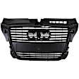 2013 Audi A3 Quattro - 2-Piece Kit Grille, Primed,  Includes (1) A/C Condenser and (1) Grille Assembly