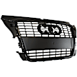 2013 Audi A3 Quattro - 2-Piece Kit Grille, Primed,  Includes (1) A/C Condenser and (1) Grille Assembly