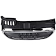 2005-2009 Audi A4 Quattro - 2-Piece Kit, Grille Chrome Shell with Gray Insert, Includes (1) A/C Condenser and (1) Grille Assembly