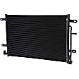2005-2009 Audi A4 Quattro - 2-Piece Kit, Grille Chrome Shell with Gray Insert, Includes (1) A/C Condenser and (1) Grille Assembly