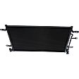 2005-2009 Audi A4 Quattro - 2-Piece Kit, Grille Chrome Shell with Gray Insert, Includes (1) A/C Condenser and (1) Grille Assembly