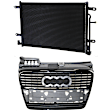 2-Piece Kit, Grille Black, Includes (1) A/C Condenser and (1) Grille Assembly
