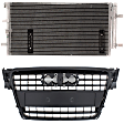 2014 Audi A4 - 2-Piece Kit Grille, Primed,  Includes (1) A/C Condenser and (1) Grille Assembly