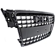 2014 Audi A4 - 2-Piece Kit Grille, Primed,  Includes (1) A/C Condenser and (1) Grille Assembly