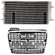 2-Piece Kit, Grille Chrome Shell with Gray Insert, Manufacturers Body Code