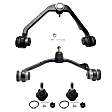 4-Piece Kit Front, Driver and Passenger Side, Upper Control Arm Kit, Includes (2) Ball Joint and (2) Control Arm