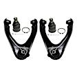 4-Piece Kit Front, Driver and Passenger Side, Upper Control Arm Kit, Includes (2) Ball Joint and (2) Control Arm