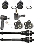 1998-1999 Dodge Durango - 8-Piece Kit Front, Driver and Passenger Side, Inner and Outer Tie Rod End, Includes (4) Tie Rod End and (4) Ball Joint