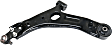 4-Piece Kit Front, Driver and Passenger Side, Lower Control Arm Kit, Includes (2) Control Arm and (2) Tie Rod End