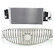 2-Piece Kit, Grille Chrome, CAPA Certified, Includes (1) A/C Condenser and (1) Grille Assembly