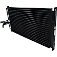 2-Piece Kit, Grille Chrome Shell with Painted Silver Insert, Includes (1) A/C Condenser and (1) Grille Assembly