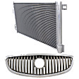 2-Piece Kit, Grille Chrome, Includes (1) A/C Condenser and (1) Grille Assembly