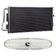 2-Piece Kit, Grille Chrome, Includes (1) A/C Condenser and (1) Grille Assembly