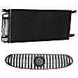 2-Piece Kit, Grille Painted Silver, Includes (1) A/C Condenser and (1) Grille Assembly