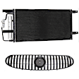 2-Piece Kit, Grille Painted Silver, Includes (1) A/C Condenser and (1) Grille Assembly