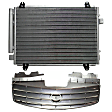 2-Piece Kit, Grille Primed, Includes (1) A/C Condenser and (1) Grille Assembly