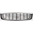 2-Piece Kit, Grille Chrome Shell with Painted Gray Insert, Includes (1) A/C Condenser and (1) Grille Assembly