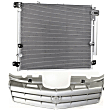 2-Piece Kit, Grille Painted Gray, For Models Without Sport Package, Includes (1) A/C Condenser and (1) Grille Assembly