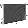 2-Piece Kit, Grille Chrome Shell with Painted Gray Insert, For Models Without Collision Warning, Includes (1) A/C Condenser and (1) Grille Assembly