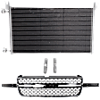 2-Piece Kit Grille, Chrome Shell with Textured Black Insert, SS Models With Dale Earnhardt Package, Includes (1) A/C Condenser and (1) Grille Assembly