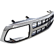 2-Piece Kit, Grille Chrome Shell with Black Insert, Includes (1) A/C Condenser and (1) Grille Assembly