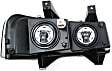 2007 Chevrolet Express 1500 - 4-Piece Kit Driver and Passenger Side Halogen Headlight, With bulb(s), OE Replacement,  Includes (2) Headlight and (2) Parking Light