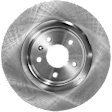 2013 Audi A7 Quattro - 2-Wheel Set Rear Brake Disc and Pad Kit, Plain Surface, 5 Lugs, 329.95 mm, Organic, 330mm  Disc, 3.0L 6Cyl,  Includes (2) Disc, (2) Pad Sensor, and (1) Pad Set