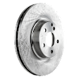 2-Wheel Set Front Brake Disc and Pad Kit, Plain Surface 5 Lugs 329.95 mm Organic, Includes (2) Brake Disc, (1) Brake Pad Set and (2) Brake Pad Sensor