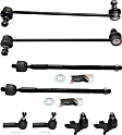 8-Piece Kit Front, Driver and Passenger Side Suspension Kit, Includes (4) Tie Rod End, (2) Sway Bar Link and (2) Ball Joint