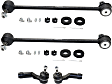 4-Piece Kit Front, Driver and Passenger Side Suspension Kit, Includes (2) Sway Bar Link and (2) Tie Rod End