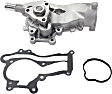 2015 Chevrolet Sonic - 2-Piece Kit Water Pump, Torque to Yield Bolts OE 5556507, New, 1.4L 4Cyl,  Includes (1) Thermostat Housing and (1) Water Pump