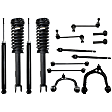2006 Dodge Charger - 14-Piece Kit Driver and Passenger Side Suspension Kit, RWD, Change Left & Right at Same Time, Standard Design, Without Police Package, Except Self Leveling, Performance Suspension