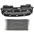 2-Piece Kit, Grille Painted Gray, CAPA Certified, Includes (1) A/C Condenser and (1) Grille Assembly