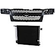 2-Piece Kit Grille Paintable, Includes (1) A/C Condenser and (1) Grille Assembly