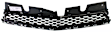2014 Chevrolet Equinox - 2-Piece Kit Upper Grille Chrome Shell with Painted Black Insert, Includes (1) A/C Condenser and (1) Grille Assembly