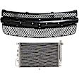 2-Piece Kit, Grille Paintable, CAPA Certified, Includes (1) A/C Condenser and (1) Grille Assembly