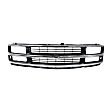 1998 Chevrolet Express 2500 - 2-Piece Kit Grille, Chrome Shell with Painted Gray Insert, For Models With Composite Headlights,  Includes (1) A/C Condenser and (1) Grille Assembly