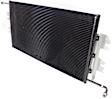1998 Chevrolet Express 2500 - 2-Piece Kit Grille, Chrome Shell with Painted Gray Insert, For Models With Composite Headlights,  Includes (1) A/C Condenser and (1) Grille Assembly