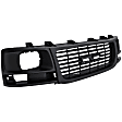 2-Piece Kit Grille Textured Black, For Models With Sealed Beam Headlights, Includes (1) A/C Condenser and (1) Grille Assembly