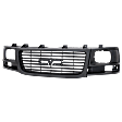 2-Piece Kit, Grille Textured Black, For Models With Sealed Beam Headlights, CAPA Certified, Includes (1) A/C Condenser and (1) Grille Assembly