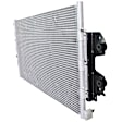 2-Piece Kit Grille Dark Gray Shell and Insert, Includes (1) A/C Condenser and (1) Grille Assembly