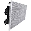 2-Piece Kit Grille Dark Gray Shell and Insert, Includes (1) A/C Condenser and (1) Grille Assembly