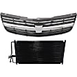 2002 Chevrolet Impala Base - 2-Piece Kit Grille, Painted Gray,  Includes (1) A/C Condenser and (1) Grille Assembly